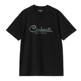 koszulka Carhartt WIP S/S Paradise Script T-Shirt (Black)