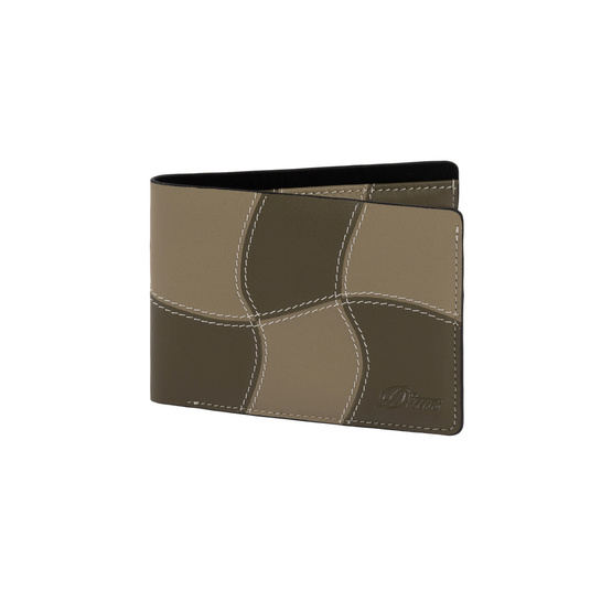 Dime Wave Leather wallet sage