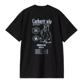 koszulka Carhartt WIP S/S Catalogue C Logo T- (Black/Bluebird)