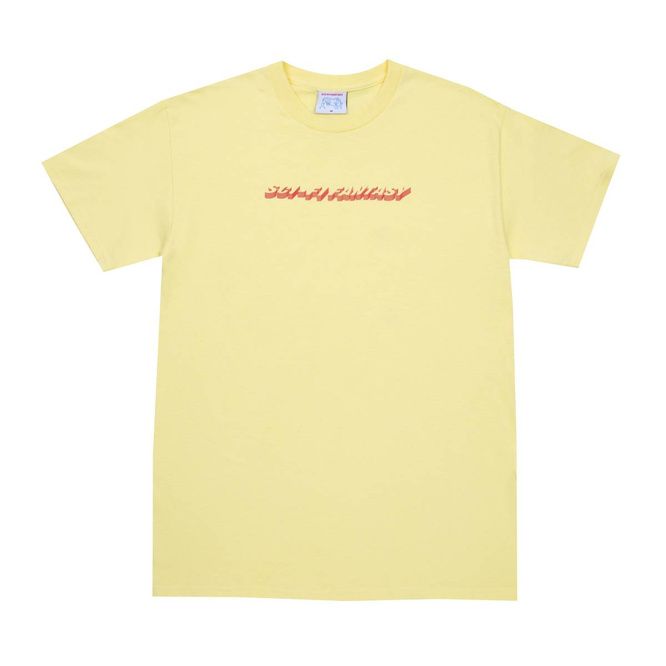 Sci-Fi Fatasy Line Logo Tee Yellow