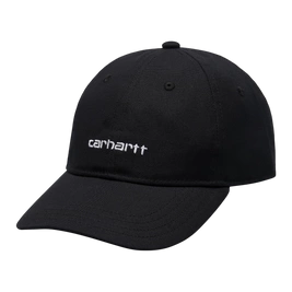 czapka Carhartt WIP Canvas Script Cap (Black) 