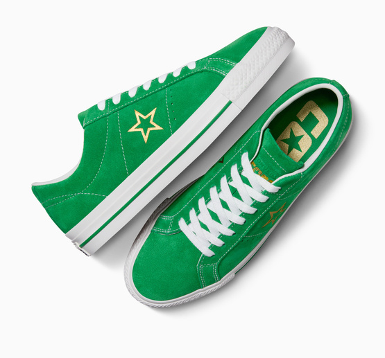 buty Converse One Star Pro (Green/White/Gold)