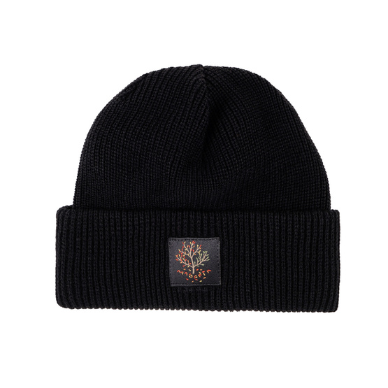 czapka magenta tree beanie black