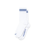 Polar Rib Socks 2 Stripes (White/Blue)