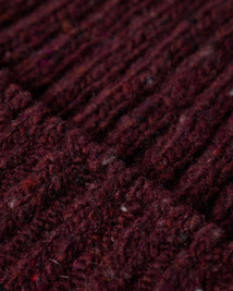 czapka by Parra Reversed flag beanie (Burgundy)