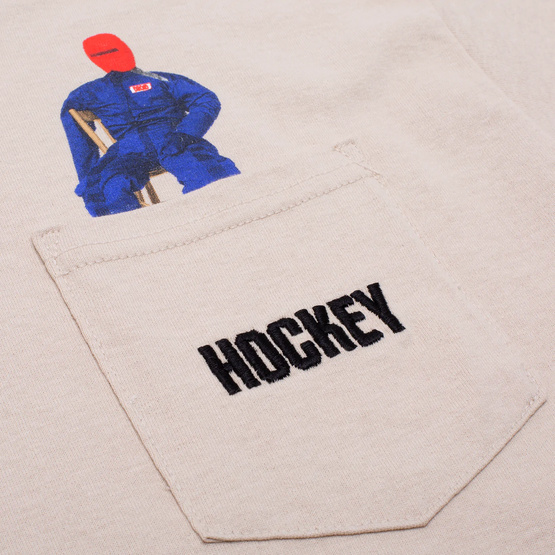 Hockey - Droid Pocket Tee (Natural) 