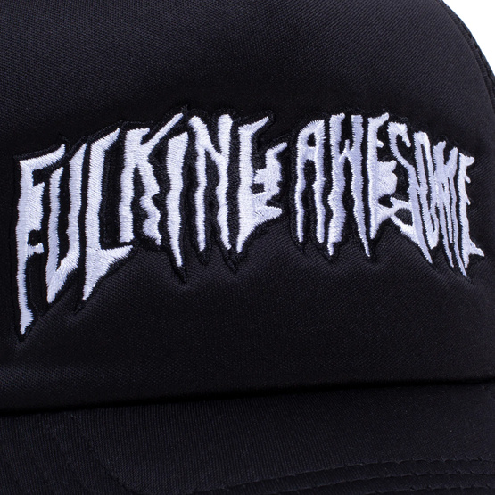 Fucking Awesome - Streched Stamp  Snapback (Black)