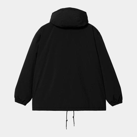 Carhartt WIP Hooded Coach Jacket (Black/White)