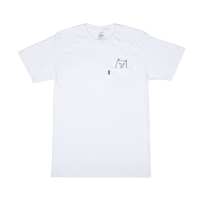 ripndip lord normal pocket tee white