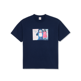 Polar Pink dress tee dark blue