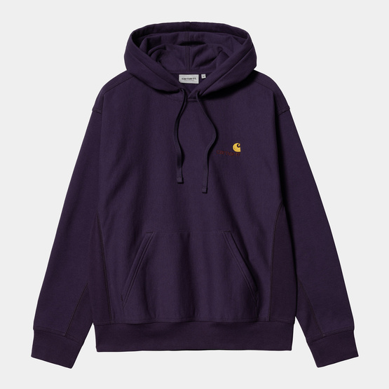 bluza Carhartt WIP Hooded American Script Sweatshirt (Cassis)