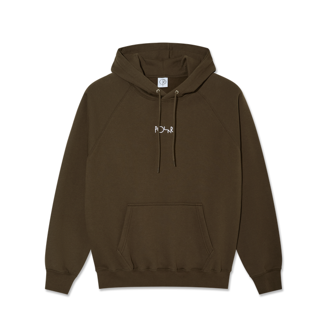 Polar default hoodie brown