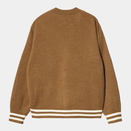 Carhartt WIP Brown Ducks Cardigan (Brown)