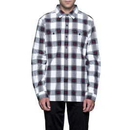 huf hemd plantlife plaid black