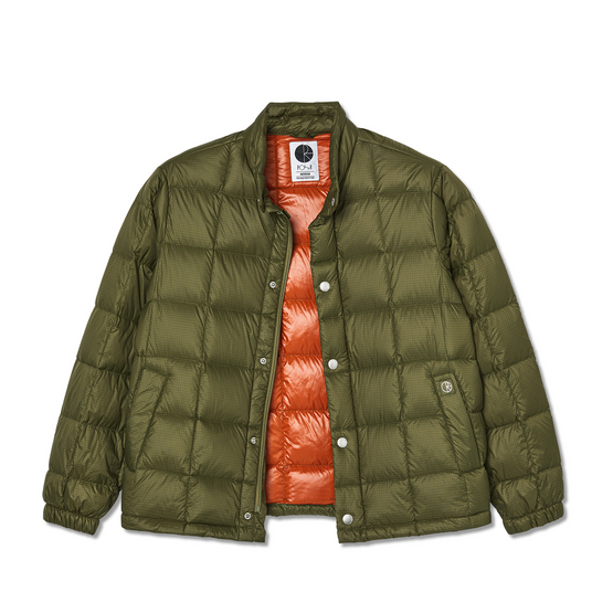 polar puffer vest light uniform green