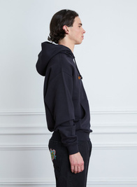 rassvet EMB HOODIE KNIT BLACK