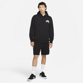 bluza nike SB ICON HOODIE BLACK/WHITE