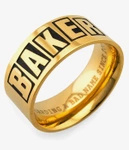 Baker Brand Logo Ring (Gold)