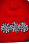 Czapka Fucking Awesome 3 spiral cuff beanie red