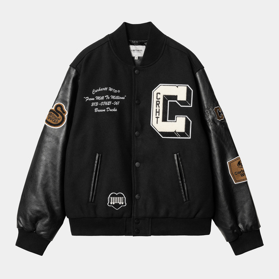 Kurtka Carhartt WIP Brown Ducks bomber black