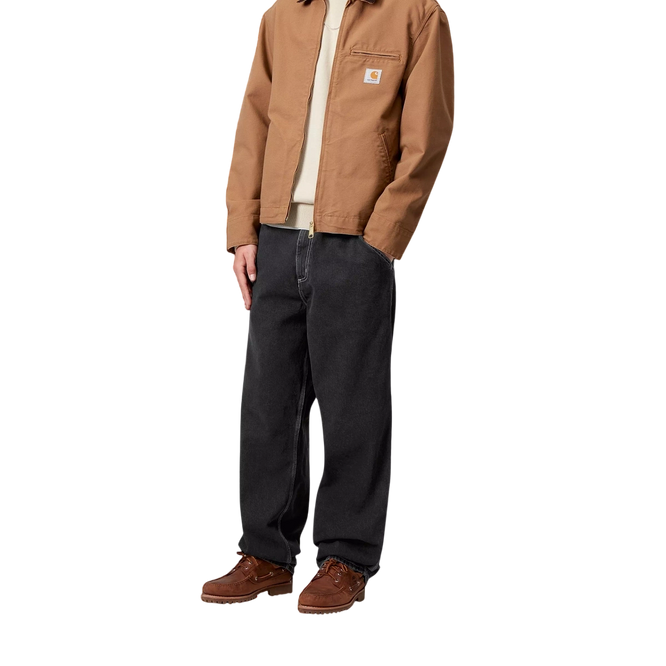 spodnie Carhartt WIP Simple Pant (Black Stone Washed)