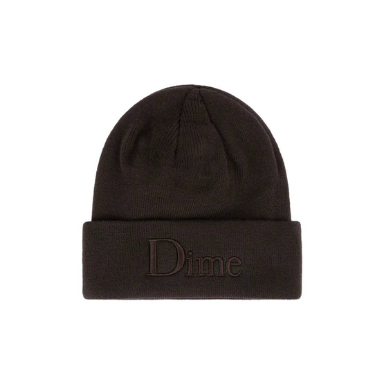 Dime Classic 3D Logo Beanie (Brown)