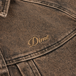 Dime Denim Jacket (Dipped Sandblasted Brown)