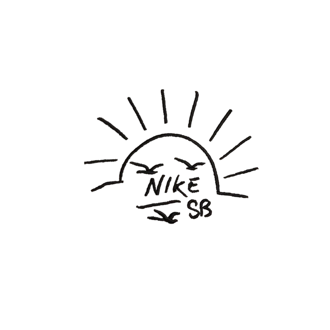 Koszulka Nike Sb Tee M90 Train Moniker