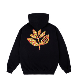 bluza magenta forrest plant hoodie black