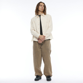 Dime Classic baggy denim pants overdyed brown