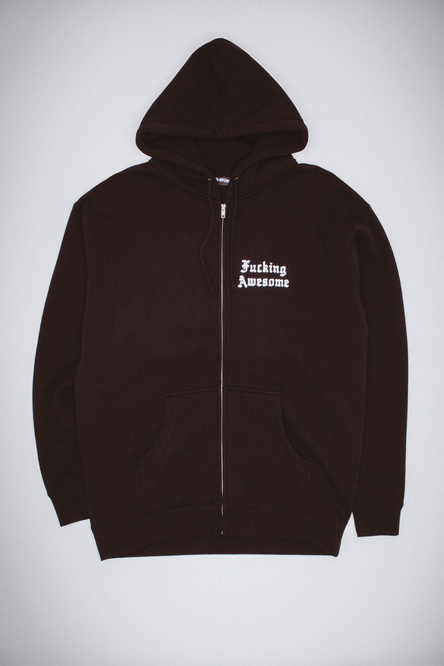 Fucking Awesome 14th Century Zip  Hoodie (Black)