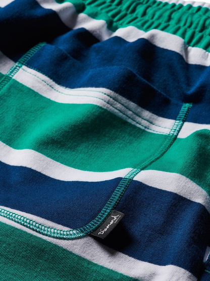 diamond MINI OG SCRIPT STRIPED SHORTS