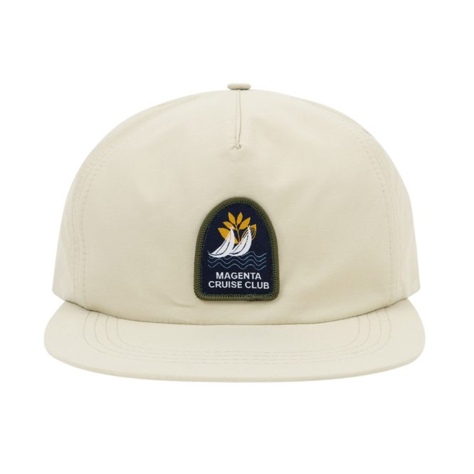 Magenta Cruise Club Snapback Hat (Natural)