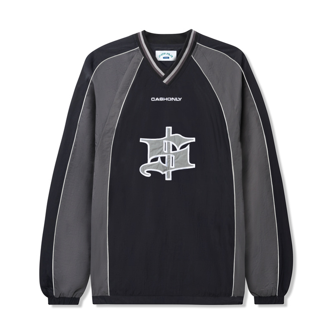 crewneck Cash Only Stadium Pullover Top (Black)