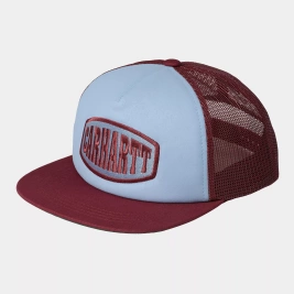 czapka Carhartt WIP Graphic Trucker Cap (Mulberry / Frosted Blue)