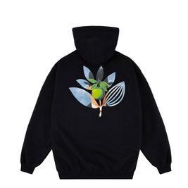 Magenta Pomme Hoodie (Black)