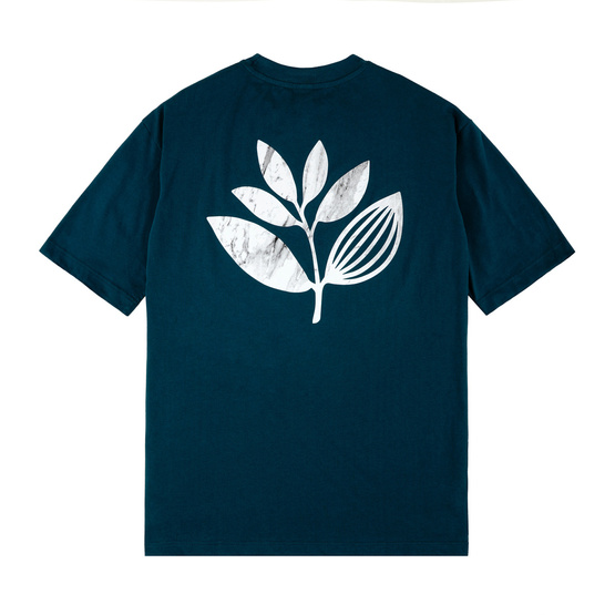 Koszulka Magenta Marble tee petrol blue