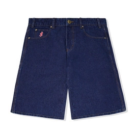 szorty Cash Only Logo Denim Shorts (Raw Indigo)