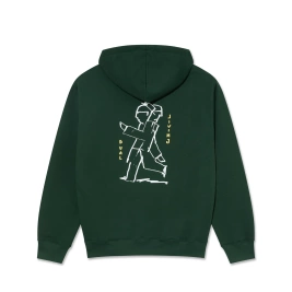 bluza Polar Dave Hoodie Dual Living (Dark Green)