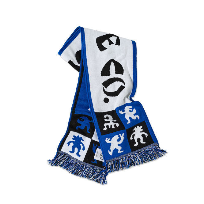 Szalik Polar Football Scarf | Checkers (Blue)