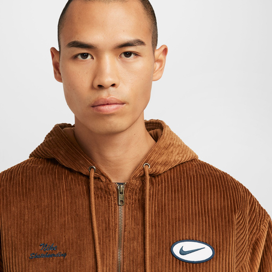 Nike Sb Full-Zip Hooded Corduroy Skate Jacket