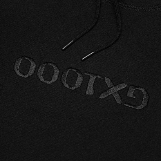 GX1000 OG Logo Flip Hoodie Black