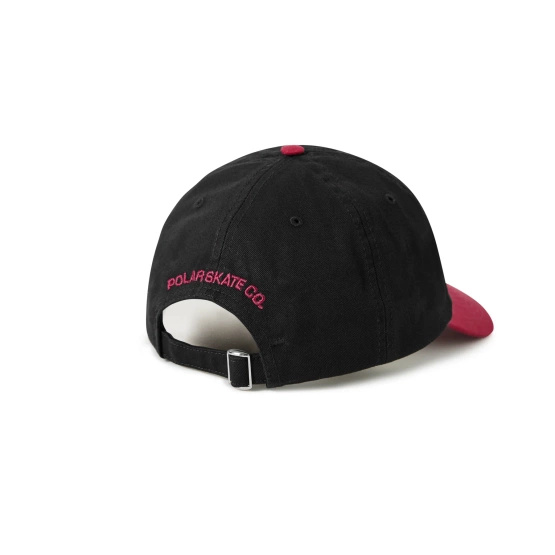 Polar Sai Cap Stroke Logo (Black/Redcurrant)