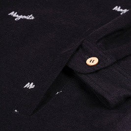 Magenta Scribe overshirt black