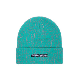 czapka zimowa Fucking Awesome Everyday camo cuff beanie turquoise