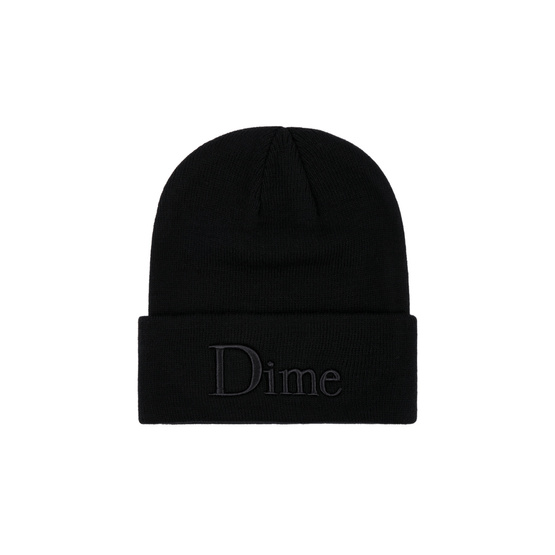 dime 3D logo Beanie Black