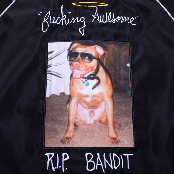 kurtka Fucking Awesome R.I.P. Bandit Lightweight Bomber (Black)