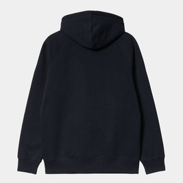 Carhartt WIP Hooded Chase Sweatshirt (Dark Navy/Gold)