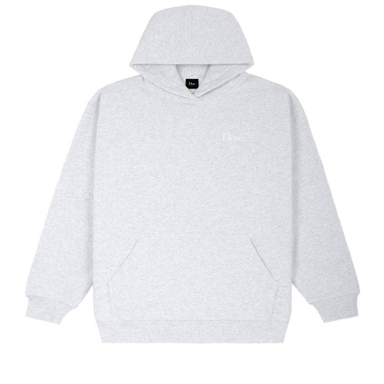 DIME CLASSIC SMALL LOGO HOODIE - Ash