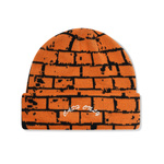 Cash Only Bricks Beanie orange